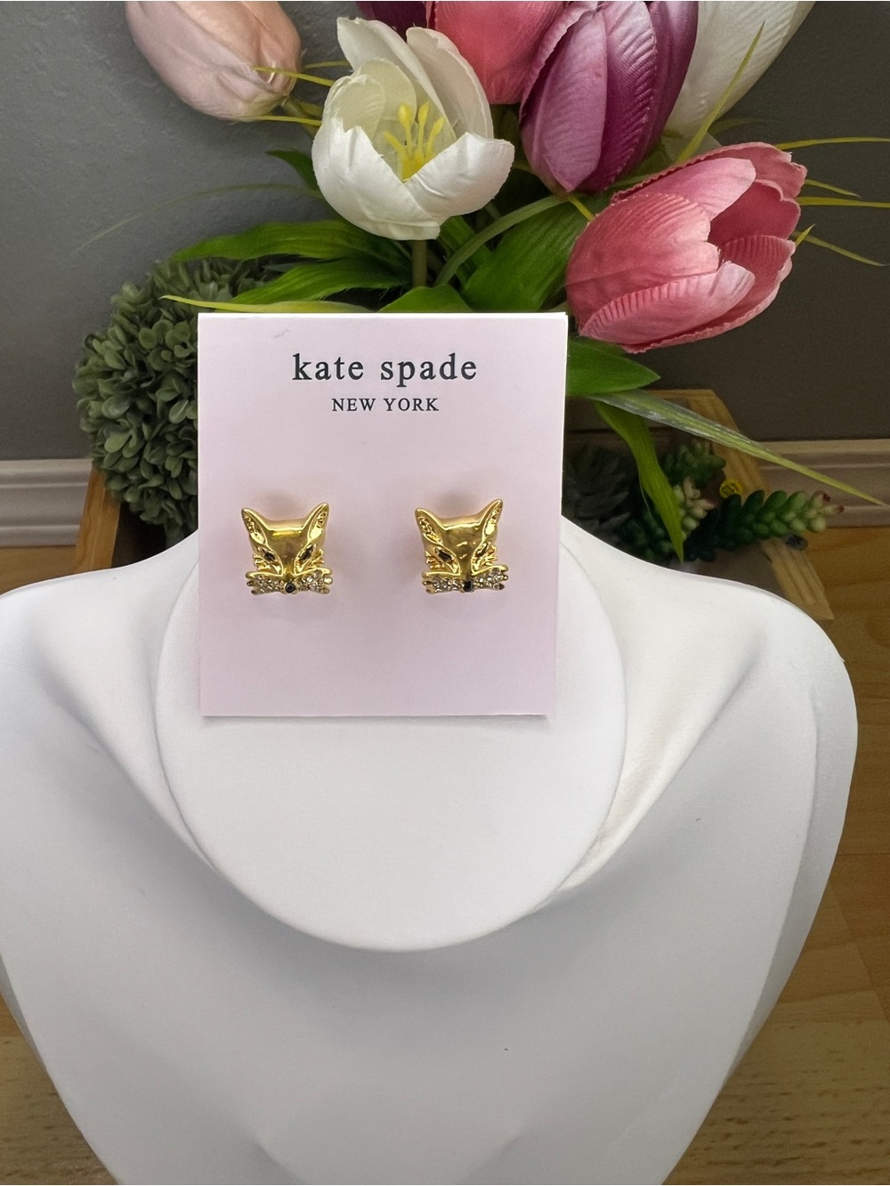 Kate Spade Fox Stud Earrings